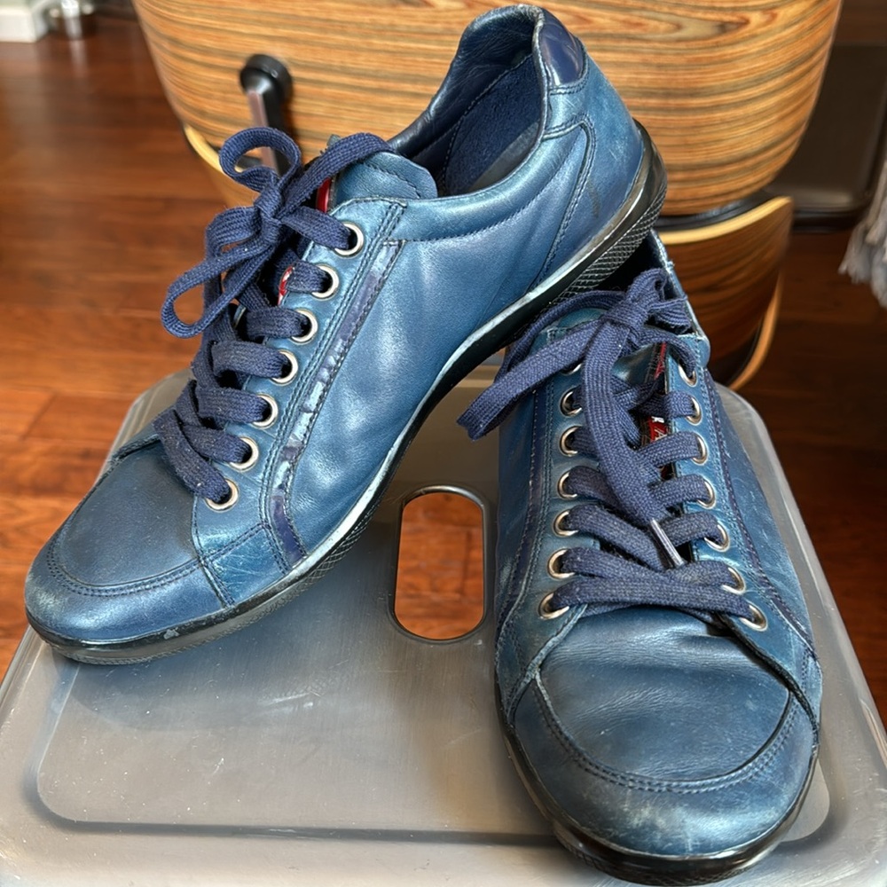Men’s Prada Blue Sneakers
